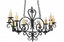  153936 - 42" Long Kenneth 10 Light Oblong Chandelier