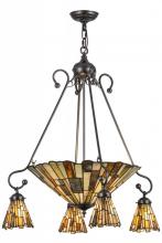  156009 - 30"W Delta Jadestone 5 LT Chandelier