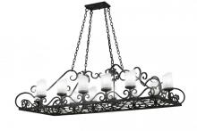  156111 - 66"L Carlotta 12 LT Oblong Chandelier