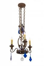 Meyda Green 157205 - 20"W Peak 3 LT Chandelier