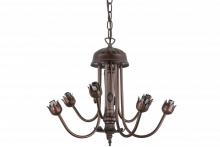 Meyda Green 160609 - 17"W Mahogany Bronze 7 LT Chandelier Hardware