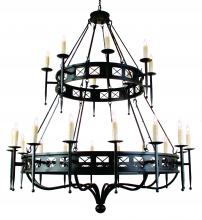 Meyda Green 160775 - 72" Wide Gina 24 Light Two Tier Chandelier