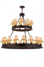 Meyda Green 172678 - 51"W Sullivan Ranch 27 LT Two Tier Chandelier