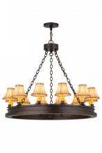  172680 - 39"W Sullivan Ranch 12 LT Chandelier