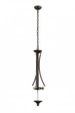  173738 - Mahogany Bronze 3 LT Inverted Pendant Hardware