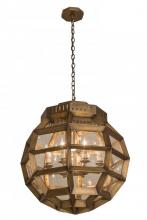  180711 - 26"W Armoury Globe Pendant