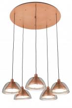  182713 - 40"W Bisbee 5 LT Cascading Pendant