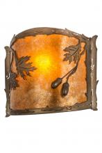  184030 - 12"W Oak Leaf & Acorn Wall Sconce