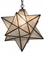  184049 - 18" Wide Moravian Star Pendant