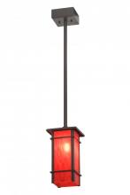  192565 - 6.5"Sq Quadrato Firebird Mini Pendant