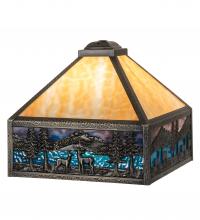  19495 - 13" Square Deer Lodge Shade