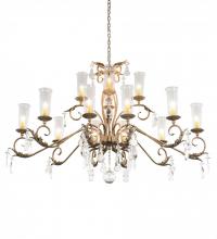  195401 - 62" Long Windsor 14 Light Oblong Chandelier