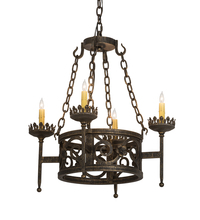  195785 - 24" Wide Majella 4 Light Chandelier