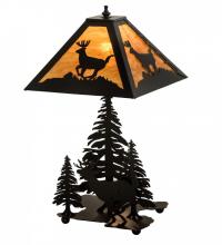  196036 - 22" High Lone Deer Table Lamp