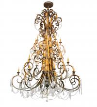 Meyda Green 213272 - 78" Wide Serratina 32 Light Chandelier