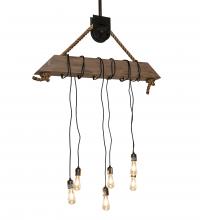  214186 - 44" Long Wood Beam Pendant