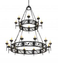 Meyda Green 219839 - 66" Wide Majella 20 Light Two Tier Chandelier