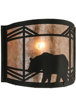  22937 - 11.5"W Lone Bear Wall Sconce