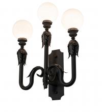  233089 - 30" Wide Strasbourg 3 Light Wall Sconce