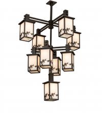  236281 - 40" Wide Hyde Park Apple Branch 9 Light Chandelier