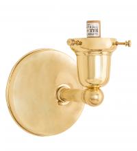 Meyda Green 243627 - 5" Wide Polished Brass 1 Light Wall Sconce Hardware