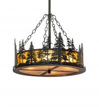  244109 - 23" Wide Tall Pines Inverted Pendant