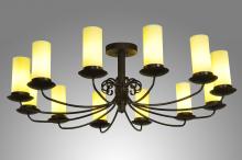 Meyda Green 249649 - 54" Wide Atria 12 Light Chandelier