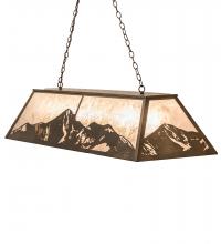 Meyda Green 249972 - 61" Long Mountain Range Oblong Pendant