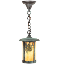  43871 - 8" Wide Fulton Winter Pine Mini Pendant