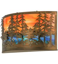  66935 - 24" Wide Tall Pines Wall Sconce