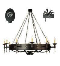  67720 - 66"W Warwick 12 LT Chandelier