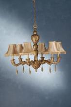  69562 - 36" Wide Monticello 6 Light Chandelier