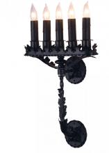 Meyda Green 70087 - 16"W Victorian Theatre 5 LT Wall Sconce