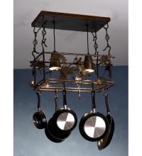  82160 - 24"L Oak Leaf & Acorn Pot Rack