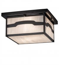  87537 - 14" Square Hyde Park Mountain View Flushmount