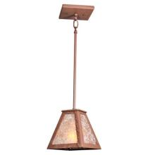  98766 - 6" Square Leaf Edge Mini Pendant