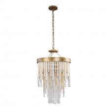  359C04HG - Lafayette 4-Lt Chandelier - Havana Gold