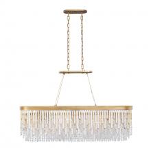  359N06HG - Lafayette 6-Lt Linear Pendant - Havana Gold