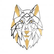 425WA82 - Geometric Animal Kingdom Wolf Wall Art