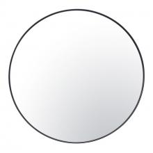  458MI30BL - Tablet 30-in Round Wall Mirror - Black