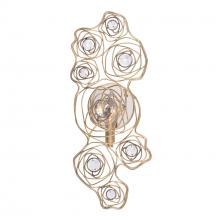  500W01HGOB - Ethereal Rose 1-Lt Sconce - Havana Gold Ombre/Polished Stainless Accents