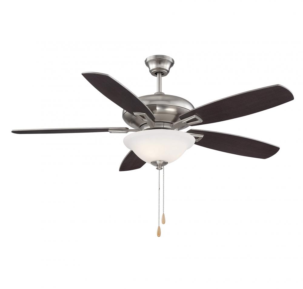 Mystique 52" 2-Light Ceiling Fan in Satin Nickel