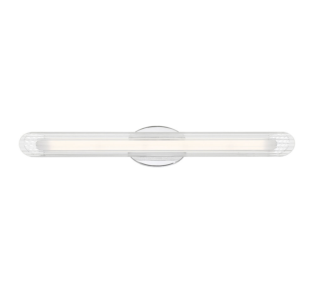 Delaney LED Bathroom Vanity Light in Chrome