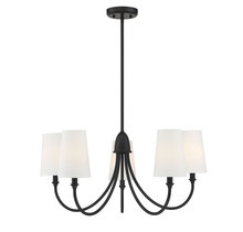  1-2540-5-89 - Cameron 5-Light Chandelier in 
Matte Black