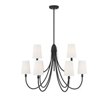  1-2541-9-89 - Cameron 9-Light Chandelier in Matte Black