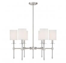 Savoy House 1-305-6-SN - Chatham 6-Light Chandelier in Satin Nickel