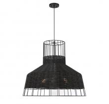  7-1657-3-89 - Pampas 3-Light Pendant in Matte Black