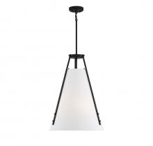  7-2521-4-89 - Newport 4-Light Pendant in 
Matte Black