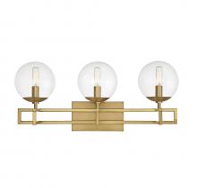  8-1860-3-322 - Crosby 3-Light Bathroom Vanity Light in Warm Brass