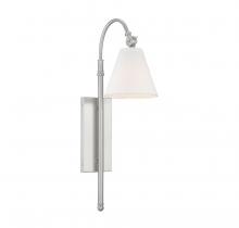 Savoy House 9-1201-1-SN - Rutland 1-Light Adjustable Wall Sconce in Satin Nickel